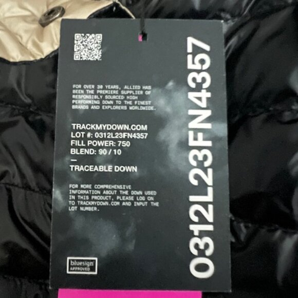 Knightsbridge Reversible lightweight 2- in-1 down Coat. NWT. - Picture 3 of 6